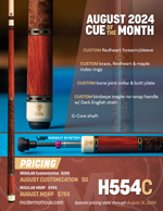 August 2024 Cue of the Month flyer